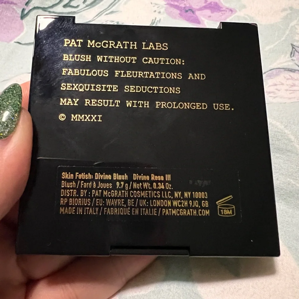 NEW Pat McGrath Divine Blush Color Divine Rose III